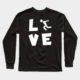 Cliff jumping love Long Sleeve T-Shirt